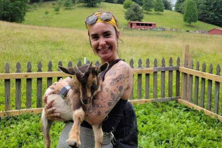 Blissful Goat Yoga in Asheville, NC (Private)
