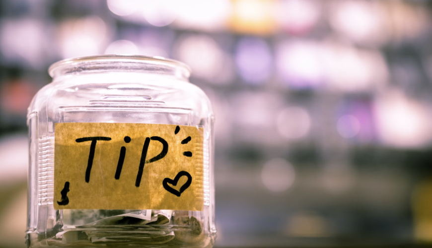 tip jar for tour guides