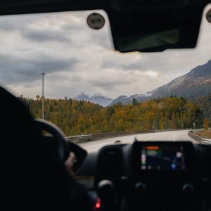 Driving to find a "first look" spot