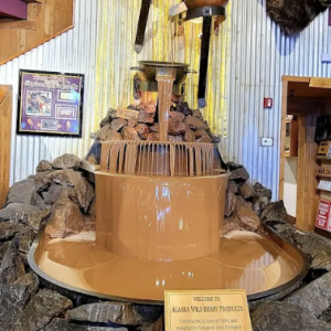 Alaska wild berry products - Alaska's 20-Foot Chocolate Waterfall